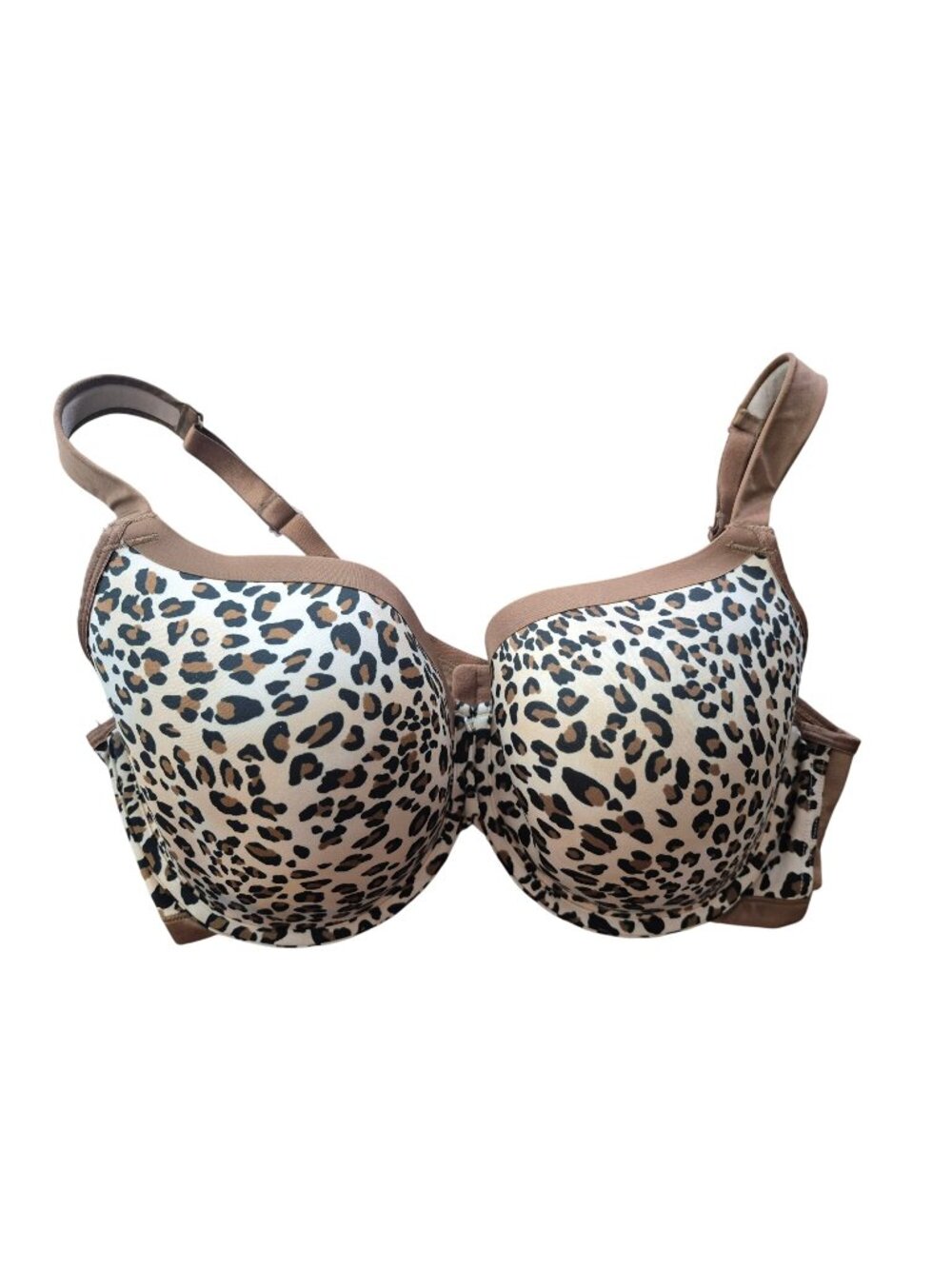 Cacique Leopard Print Underwire Bra 38DDD